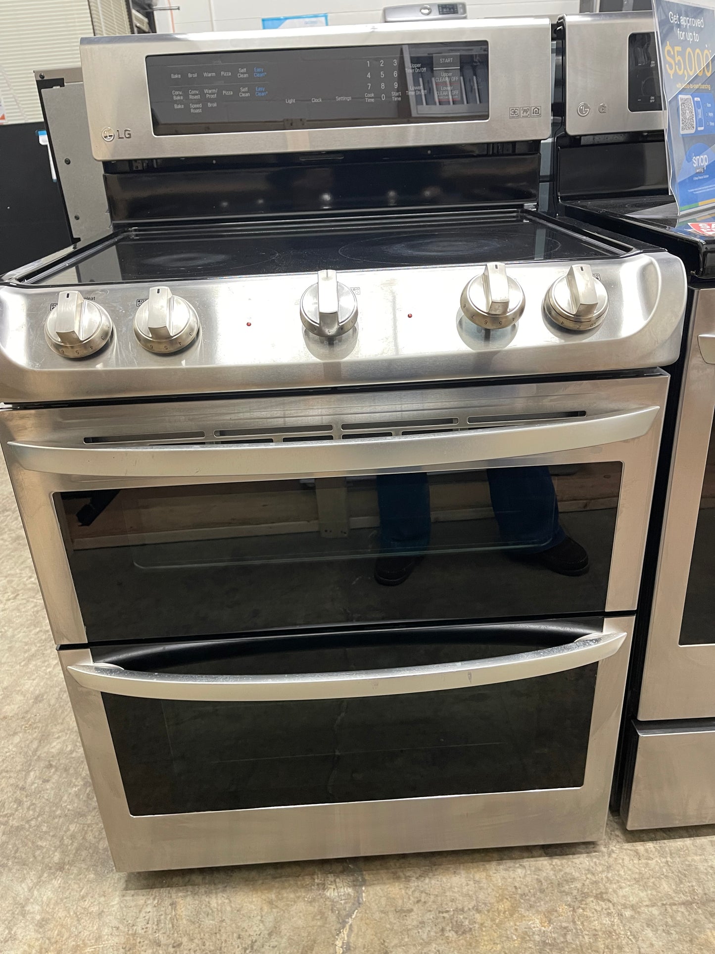 LG 7.3 cu. ft. Electric Double Oven Range with ProBake Convection , EasyClean and Infrared Heating™ System