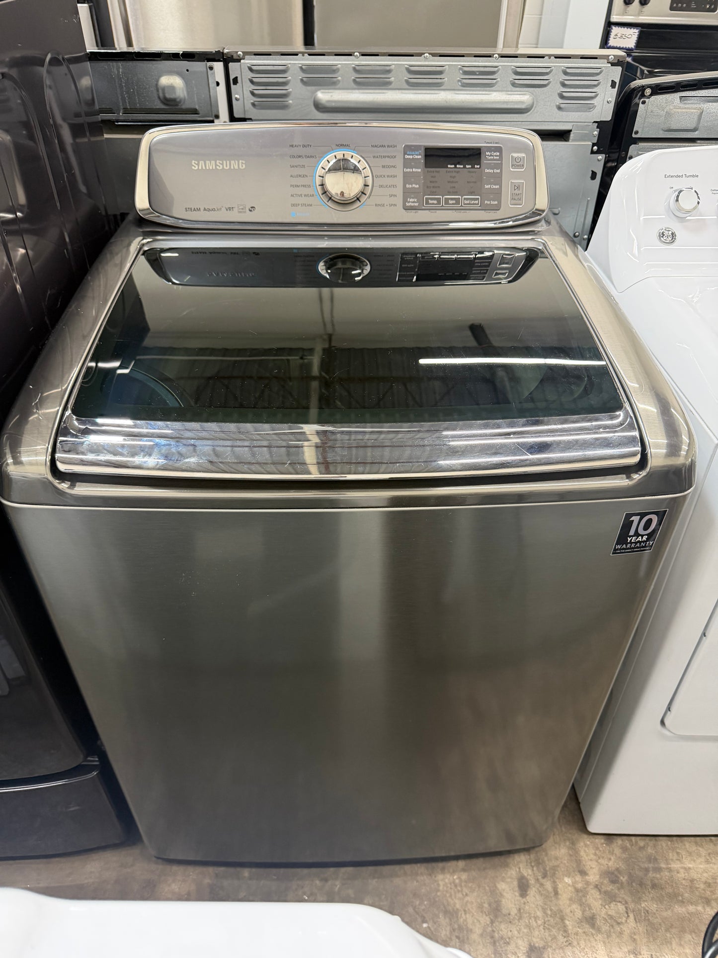 Samsung WA56H9000AP/A2 Top Load Washer – 5.6 Cu. Ft. Steam Washer
