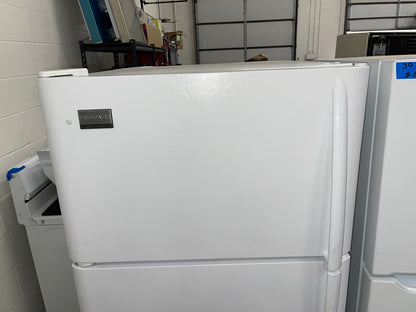 Frigidaire Gallery Series  FGHT1834KW
18.2 cu. ft. Top-Freezer Refrigerator with 3 SpillSafe Glass Shelves, 2 Humidity Control Crispers, Adjustable Gallon Door Bins and Optional Ice Maker: White