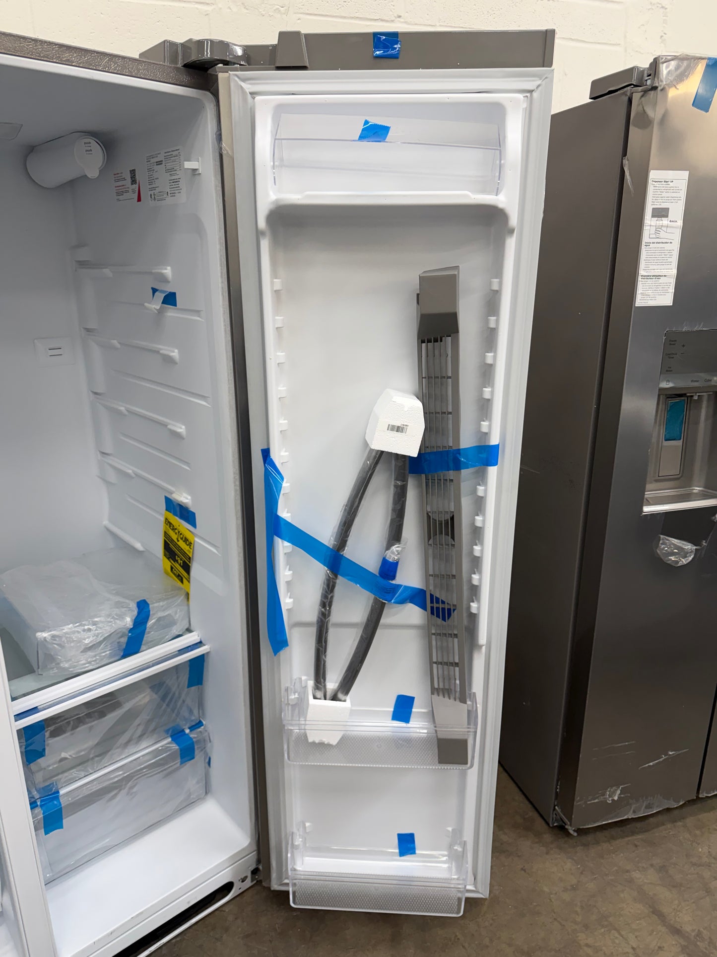 Frigidaire 25.6 cu. ft. Side by Side Refrigerator in Stainless Steel, Standard Depth