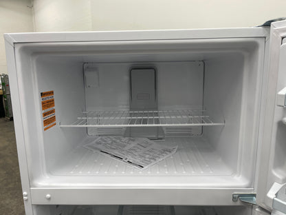 Whirlpool  WRT311FZDW
33 Inch Top Freezer Refrigerator with 20.5 Cu. Ft. Total Capacity, Frameless Glass Shelves, Flexi-Slide™ Bin, Humidity-Controlled Crispers, LED Lighting, Quiet Cooling, EZ Connect Ice Maker Kit Compatible, and ADA Compliant: White