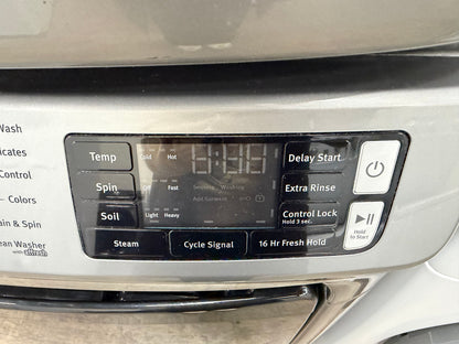 Maytag  MHW6630HC
27 Inch Front Load Washer with 4.8 cu. ft and Maytag  MED6630HC
27 Inch Electric Dryer with 7.3 Cu. Ft.