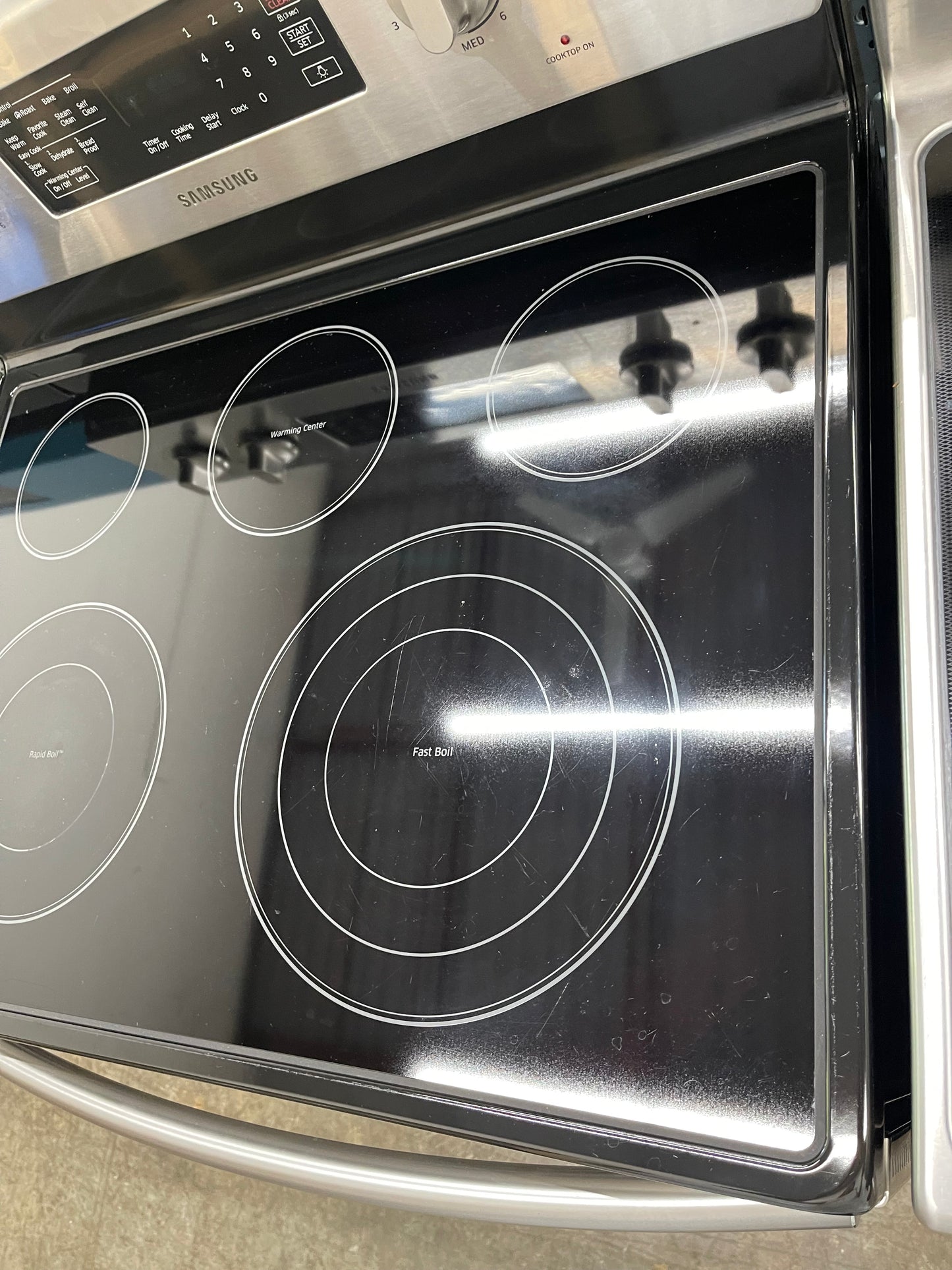Samsung Electric Range in Stainless Steel