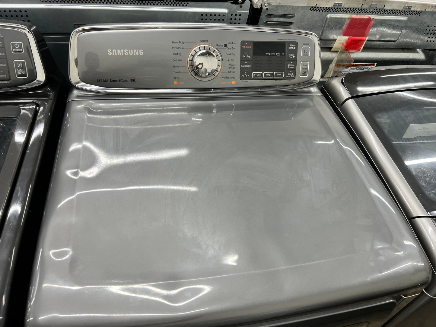 Samsung Top-Load Activewash 5.2-cu ft Washer and 7.5-cu ft Electric Dryer Mismatch Set (READ DESCRIPTION)
