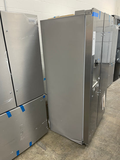 Frigidaire  PRSC2222AF
36 Inch Counter Depth Side by Side Refrigerator with 22.3 Cu. Ft. Capacity, EvenTemp Cooling, CrispSeal Plus Crisper, Door Alarm, Ice Maker, External Water Dispenser, PureAir Air Filter, Sabbath Mode, ADA Compliant, and Energy Sta