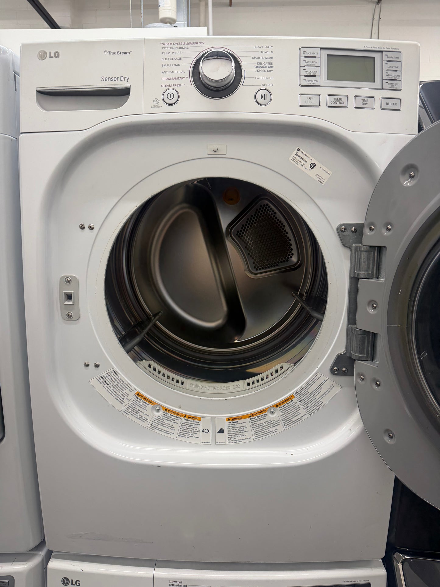 LG 4.5 Cu. Ft. Front Load Washer and 7.3 Front Load Electric Dryer