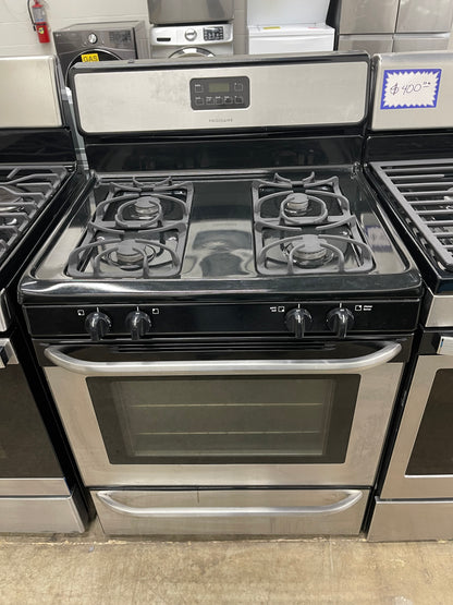 Frigidaire 30" Freestanding Gas Range in Stainless Steel