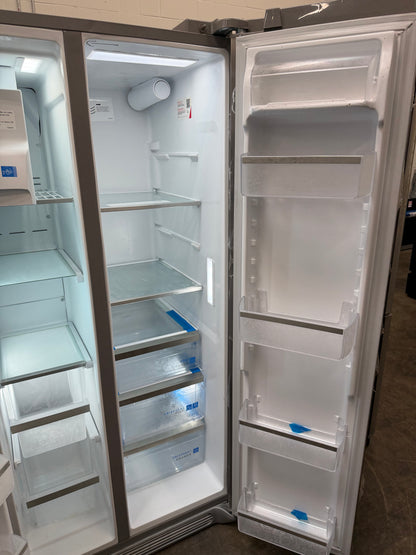 Frigidaire Gallery 22.3 cu. ft. 33 in. Standard Depth Side by Side Refrigerator in Smudge-Proof Stainless Steel