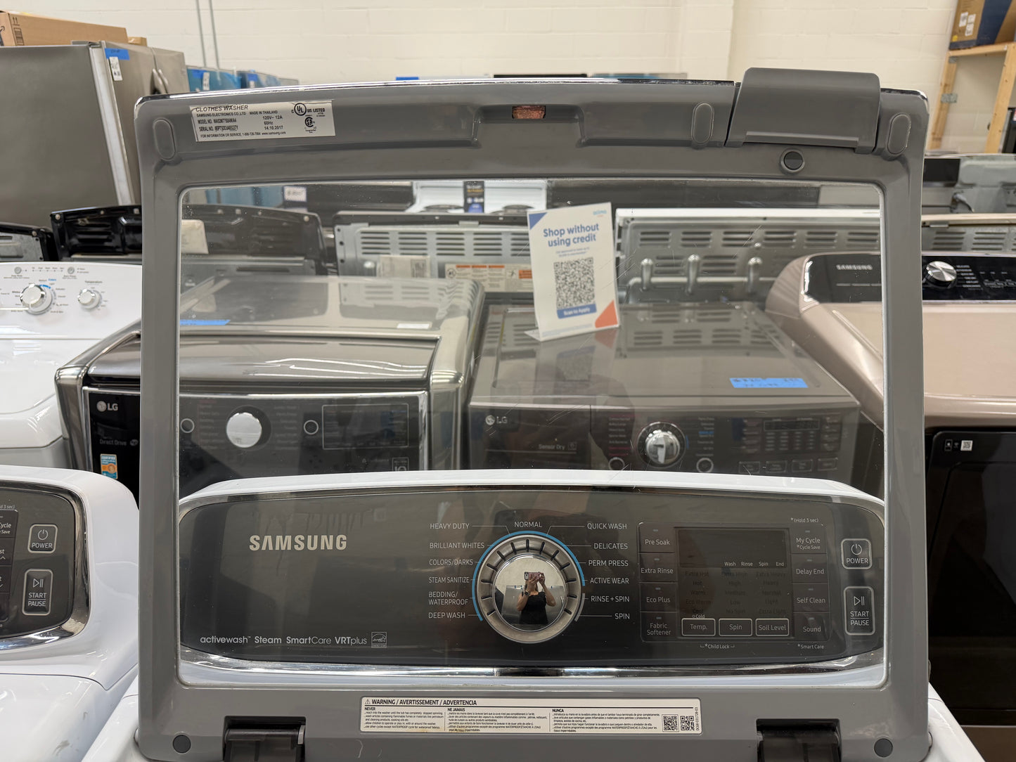 Samsung WA52M7750AW/A4 – 5.2 Cu. Ft. Top Load Washer and Samsung DVE52M7750W/A3 – 7.4 Cu. Ft. Electric Dryer