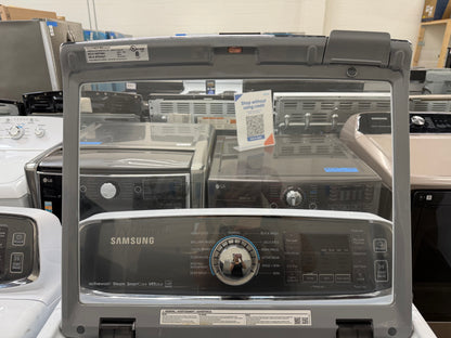 Samsung WA52M7750AW/A4 – 5.2 Cu. Ft. Top Load Washer and Samsung DVE52M7750W/A3 – 7.4 Cu. Ft. Electric Dryer