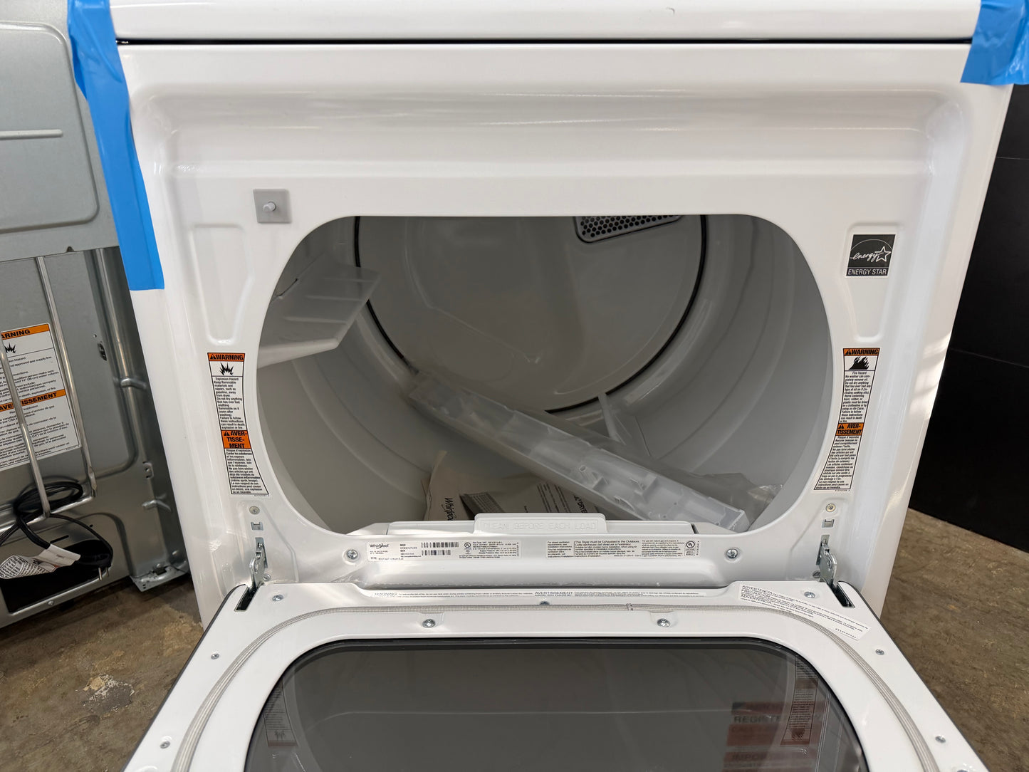 7.4 Cu. Ft. Top Load Gas Dryer With Advanced Moisture Sensing Mosel:WGD8127LW