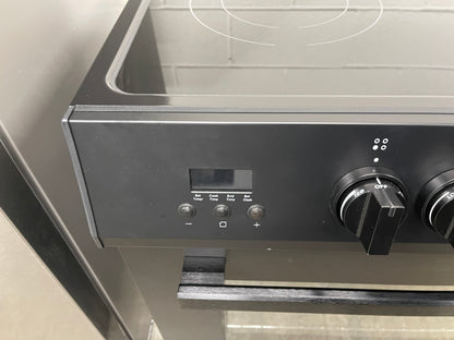 Cosmo 30-in Glass Top 4 burners 5-cu ft Convection Oven Slide-In Electric Range ( Black )
Model #COS-ERD304K-BK