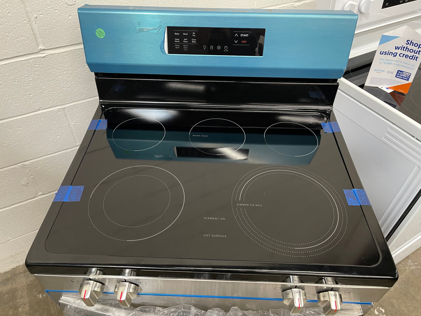 Frigidaire 30" Electric Range with Air Fry: Stainless Steel-Model # FCRE3083AS