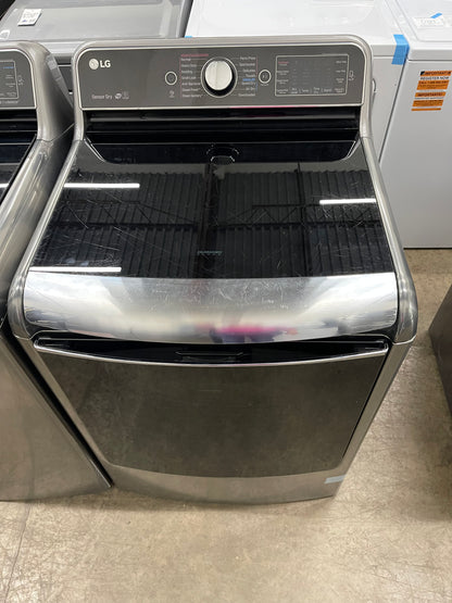 LG TurboWash Series  WT7700HVA
29 Inch 5.7 cu. ft. Top Load Washer with 14 Wash Cycles and LG SteamDryer Series  DLEX7700VE
29 Inch 9.0 cu. ft. Electric Dryer with 14 Drying Cycles