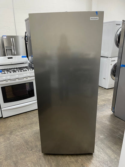Frigidaire - 13 Cu. Ft Garage Ready Upright Freezer - Fingerprint-Resistant Stainless Look Model: FFFU13F2VV