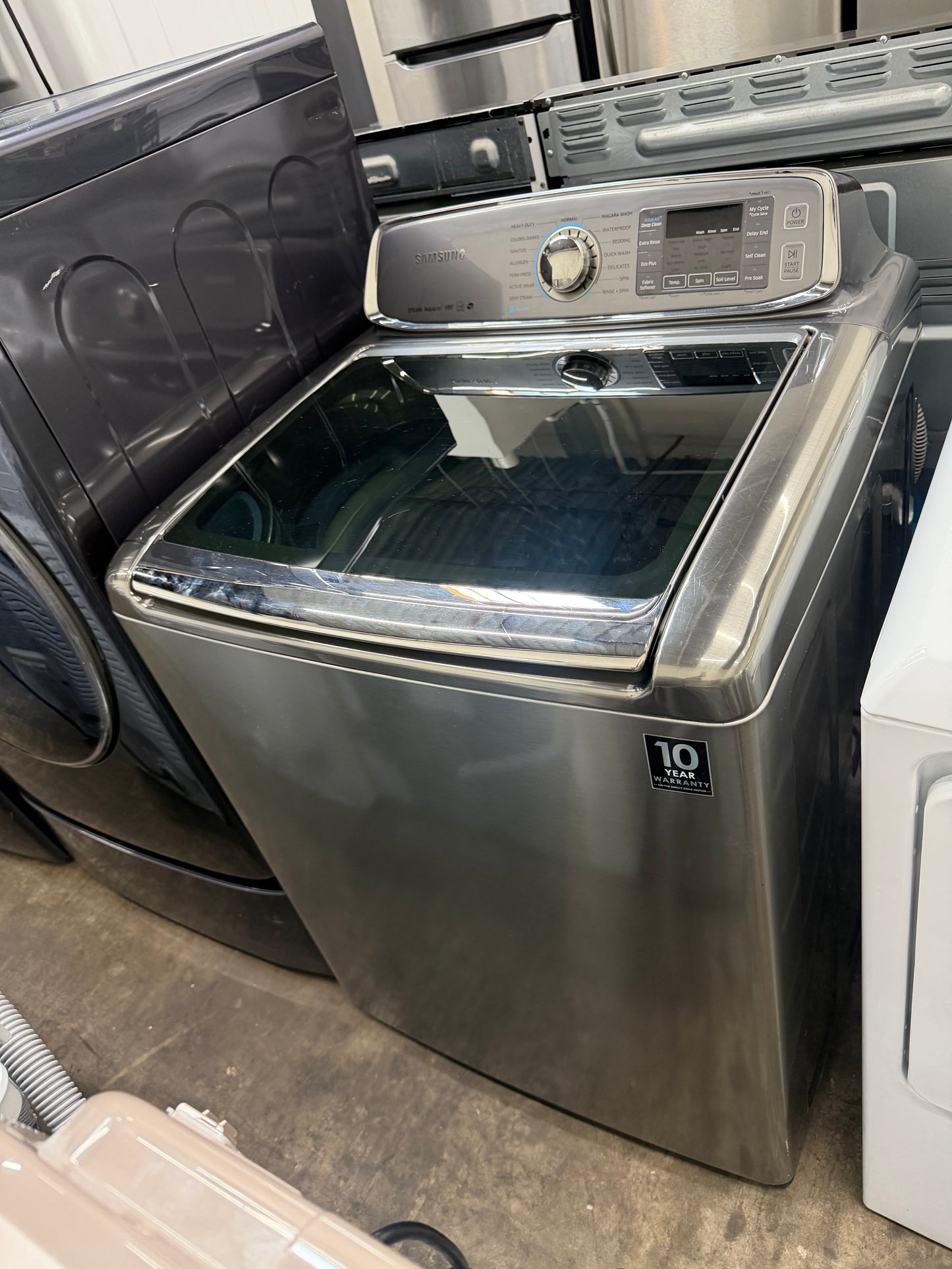 Samsung WA56H9000AP/A2 Top Load Washer – 5.6 Cu. Ft. Steam Washer