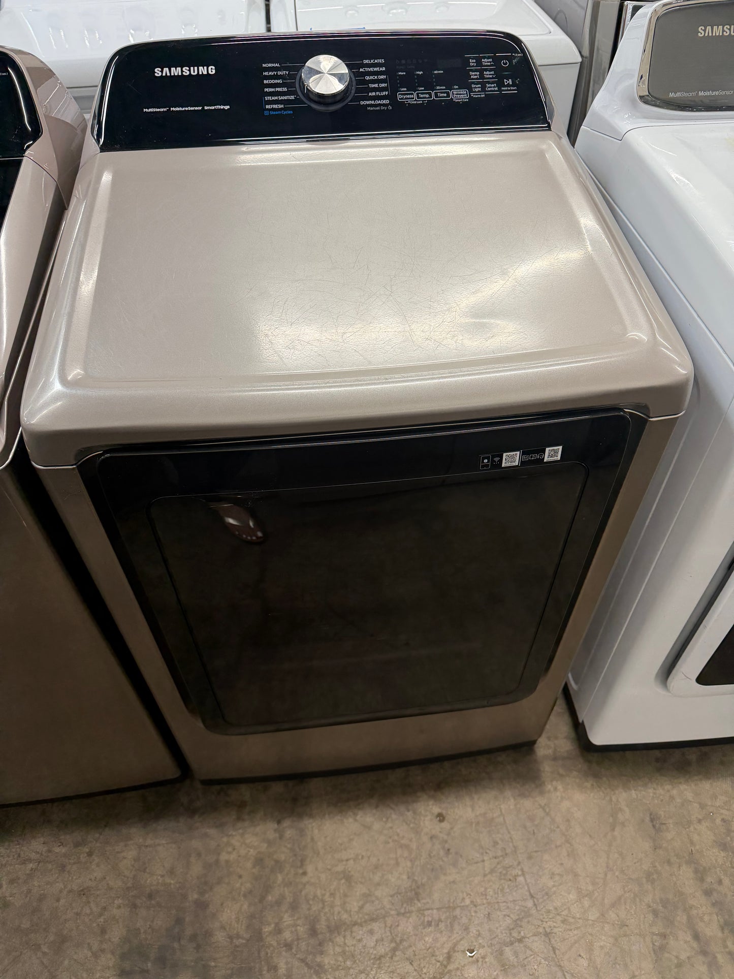 Samsung 5.2cu/ft Top Load Washer and Samsung Top Load Electric Dryer 7.4cu/ft
