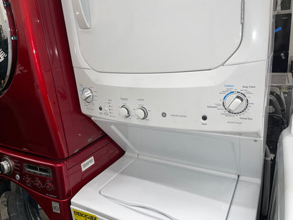 GE Unitized Spacemaker® ENERGY STAR 3.9 cu. ft. Capacity Washer with Stainless Steel Basket and 5.9 cu. ft. Capacity Electric Dryer

Model #:GUD27EESNWW