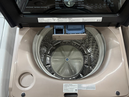 Samsung 5.2cu/ft Top Load Washer and Samsung Top Load Electric Dryer 7.4cu/ft