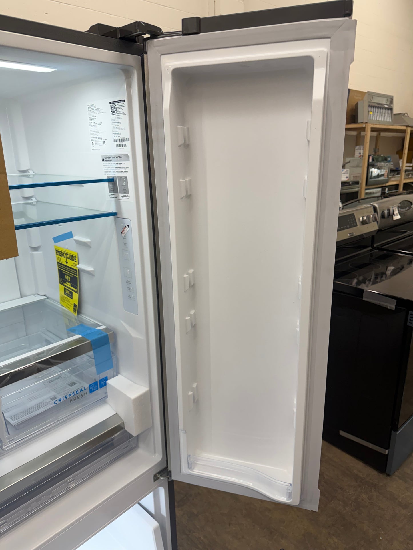 Frigidaire Gallery 30 Inch Wide 20.0 Cu. Ft. Standard-Depth French Door Refrigerator-Model #GRFN2023AF