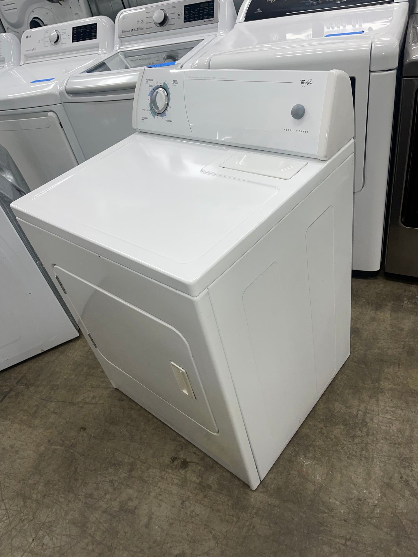 Whirlpool Top Load Electric Dryer / Model :LEV4634PQO