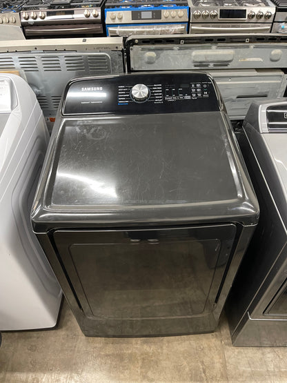 Samsung DVE50R5400V/A3  

7.4 cu. ft. Electric Dryer with Steam Sanitize+ in Black Stainless Steel