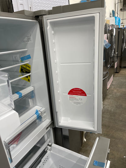 Frigidaire 28.8-cu ft 3-Door French Door Refrigerator With Ice Maker with Water Dispenser in Stainless Steel-Model #FRFN2813AF