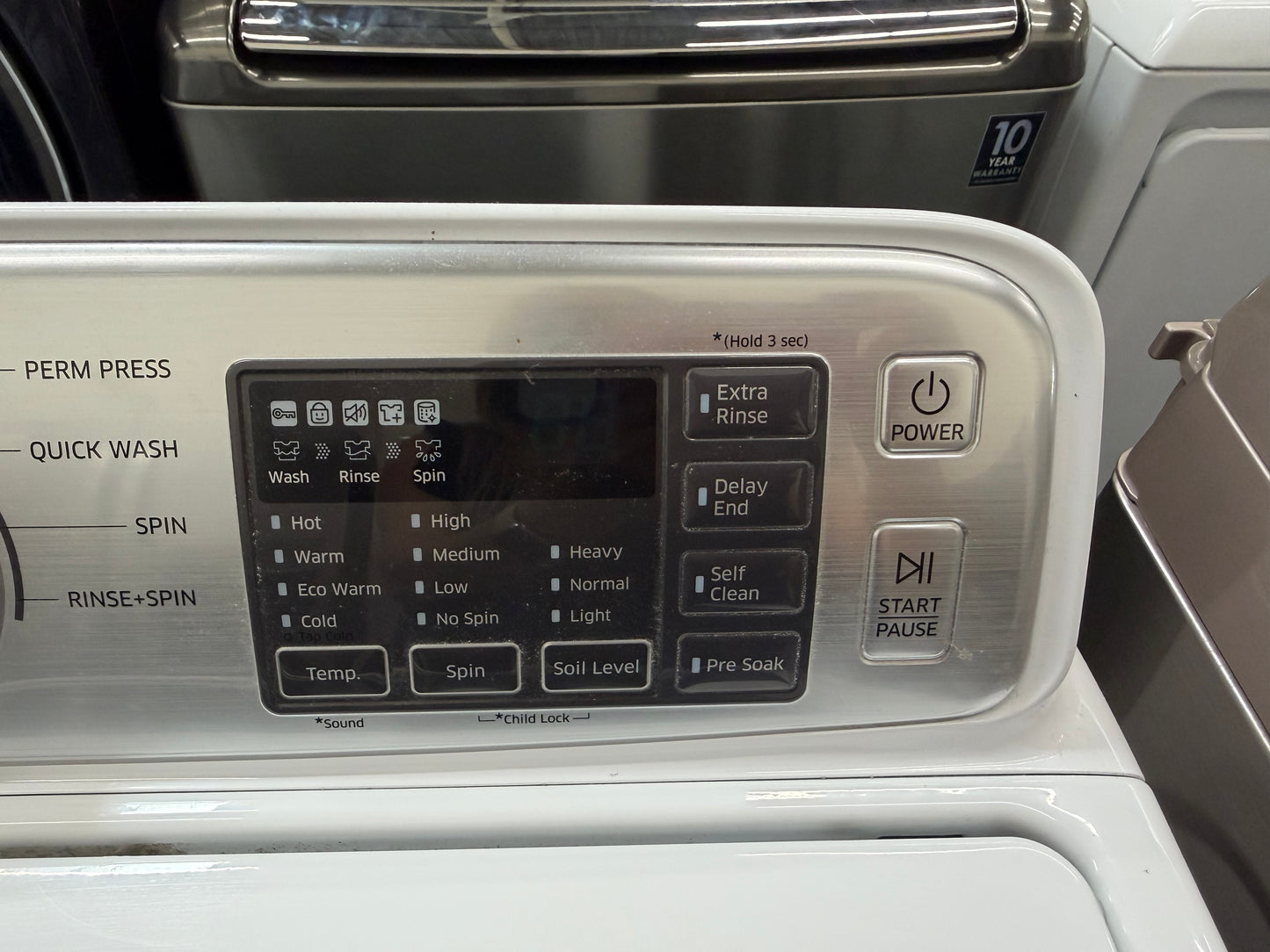 Samsung WA45H7000AW/A2 Top Load Washer – 4.5 Cu. Ft. And Samsung Electric Dryer – 7.4 Cu. Ft.