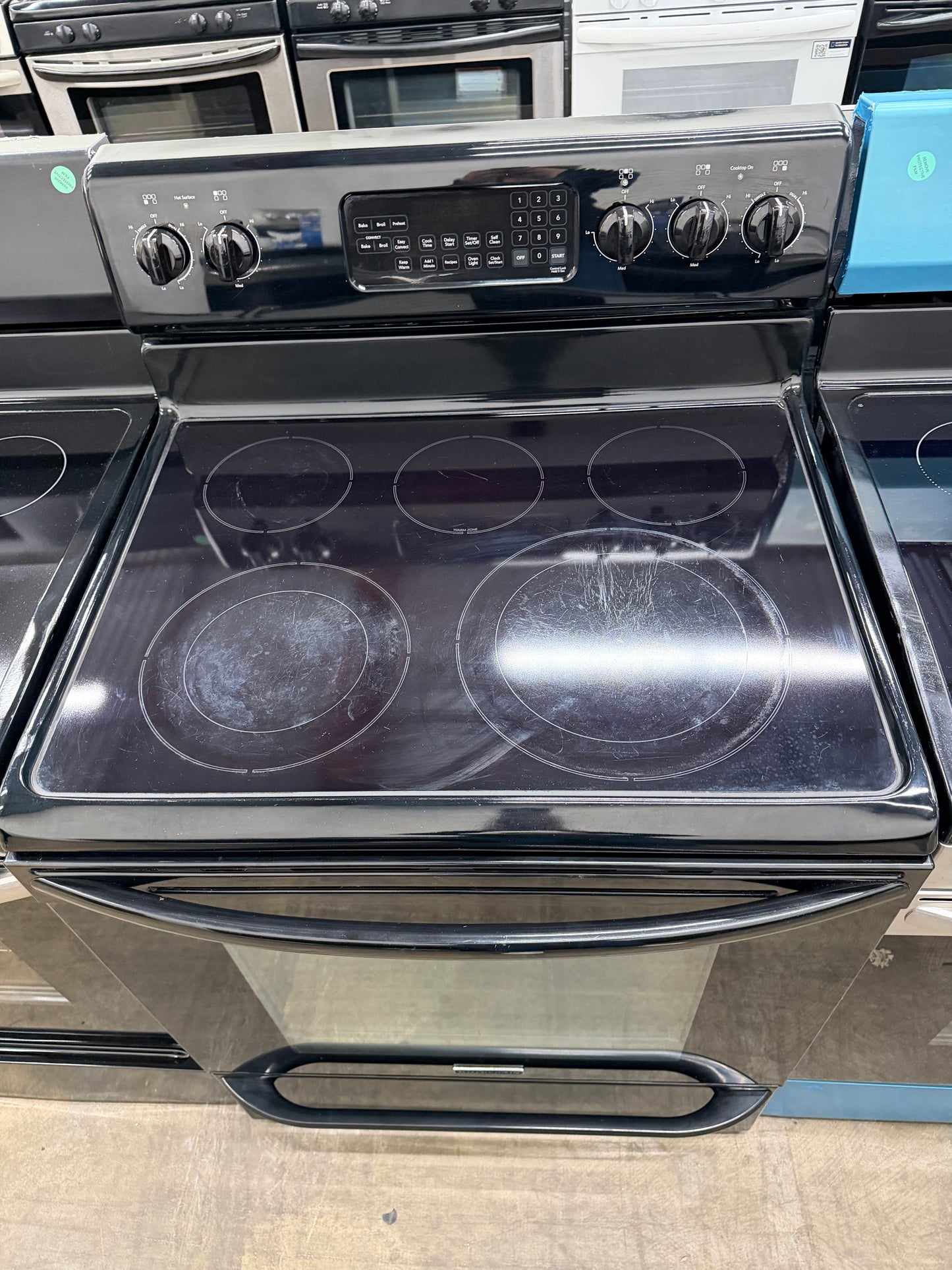 KERS206XSS30" Freestanding Electric Range with 5 Radiant Elements, 5.8 cu. ft. Self-Cleaning and Convection Oven