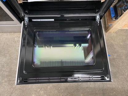 Frigidaire 30-in Glass Top 5 burners 5.3-cu ft Freestanding Electric Range ( Fingerprint Resistant Stainless Steel )
Model #FCRE306LAF