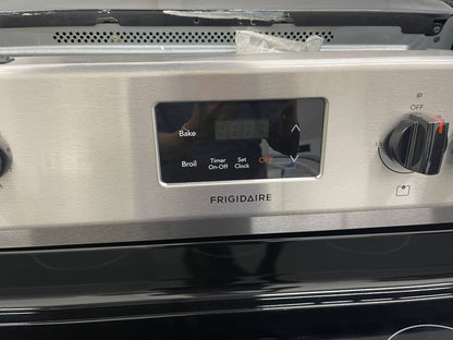 Frigidaire 30 in. 5 Burner Element Freestanding Electric Range in Stainless Steel-FCRE3052AS