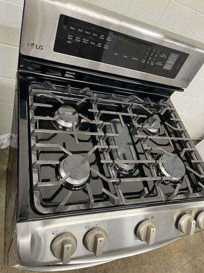 6.9 cu. ft. Gas Double Oven Range with ProBake Convection and EasyClean- Model:LDG4313ST