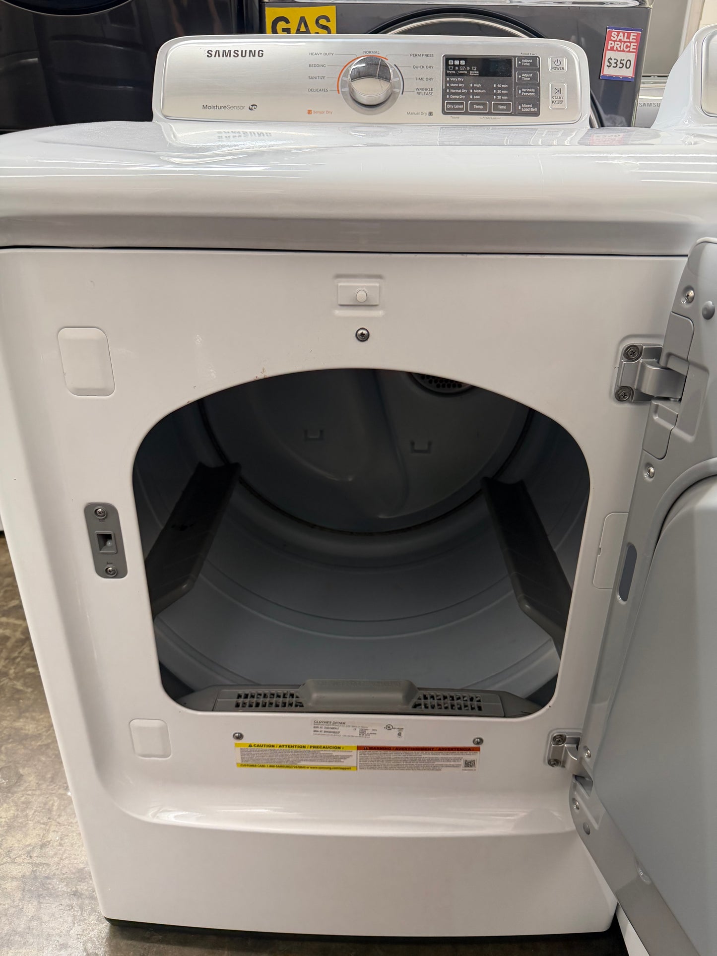 Samsung WA45H7000AW/A2 Top Load Washer – 4.5 Cu. Ft. And Samsung Electric Dryer – 7.4 Cu. Ft.