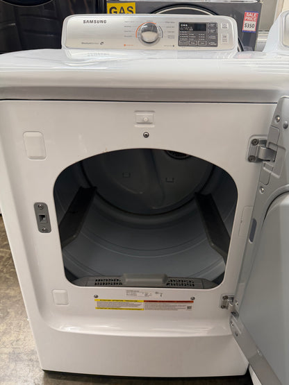 Samsung WA45H7000AW/A2 Top Load Washer – 4.5 Cu. Ft. And Samsung Electric Dryer – 7.4 Cu. Ft.