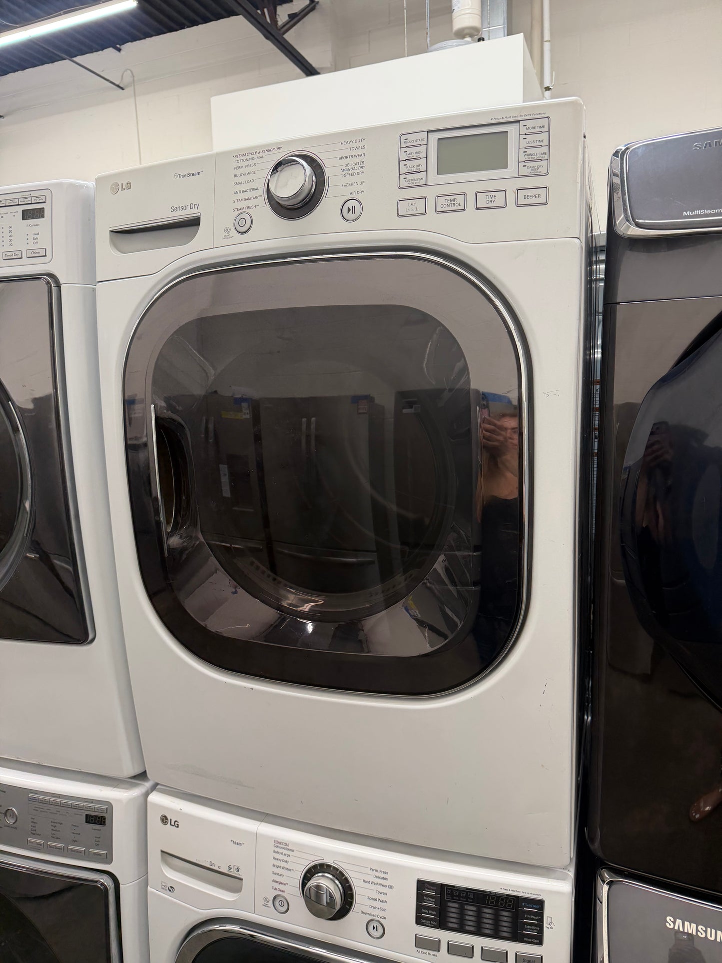 LG 4.5 Cu. Ft. Front Load Washer and 7.3 Front Load Electric Dryer