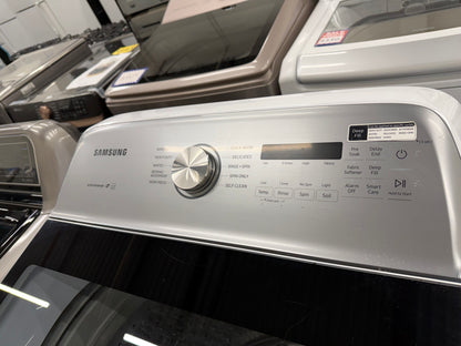 Samsung 5.4 cu. ft. Top Load Washer and 7.4 cu. ft. Electric Dryer