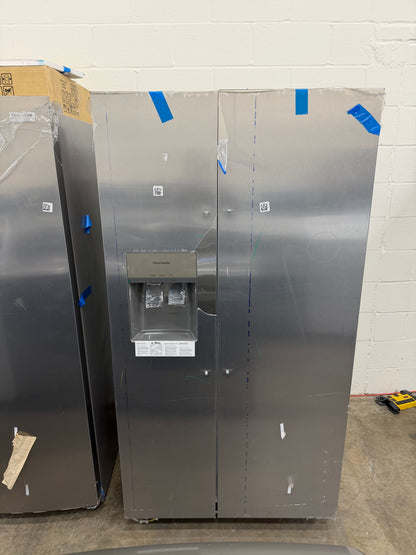 Frigidaire 25.6 cu. ft. Side by Side Refrigerator in Stainless Steel, Standard Depth