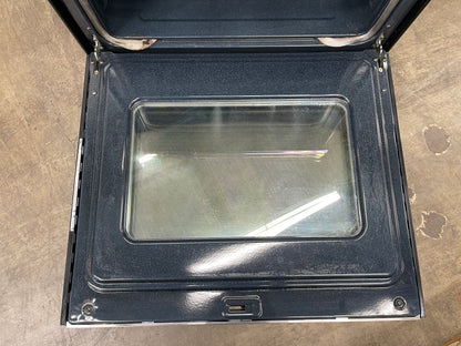 Samsung  FTQ387LWGX
30 Inch Freestanding Electric Range with 5 Cooktop Elements, 5.9 cu. ft. Convention Oven, Steam and Self Clean, Warming Drawer and Sabbath Mode