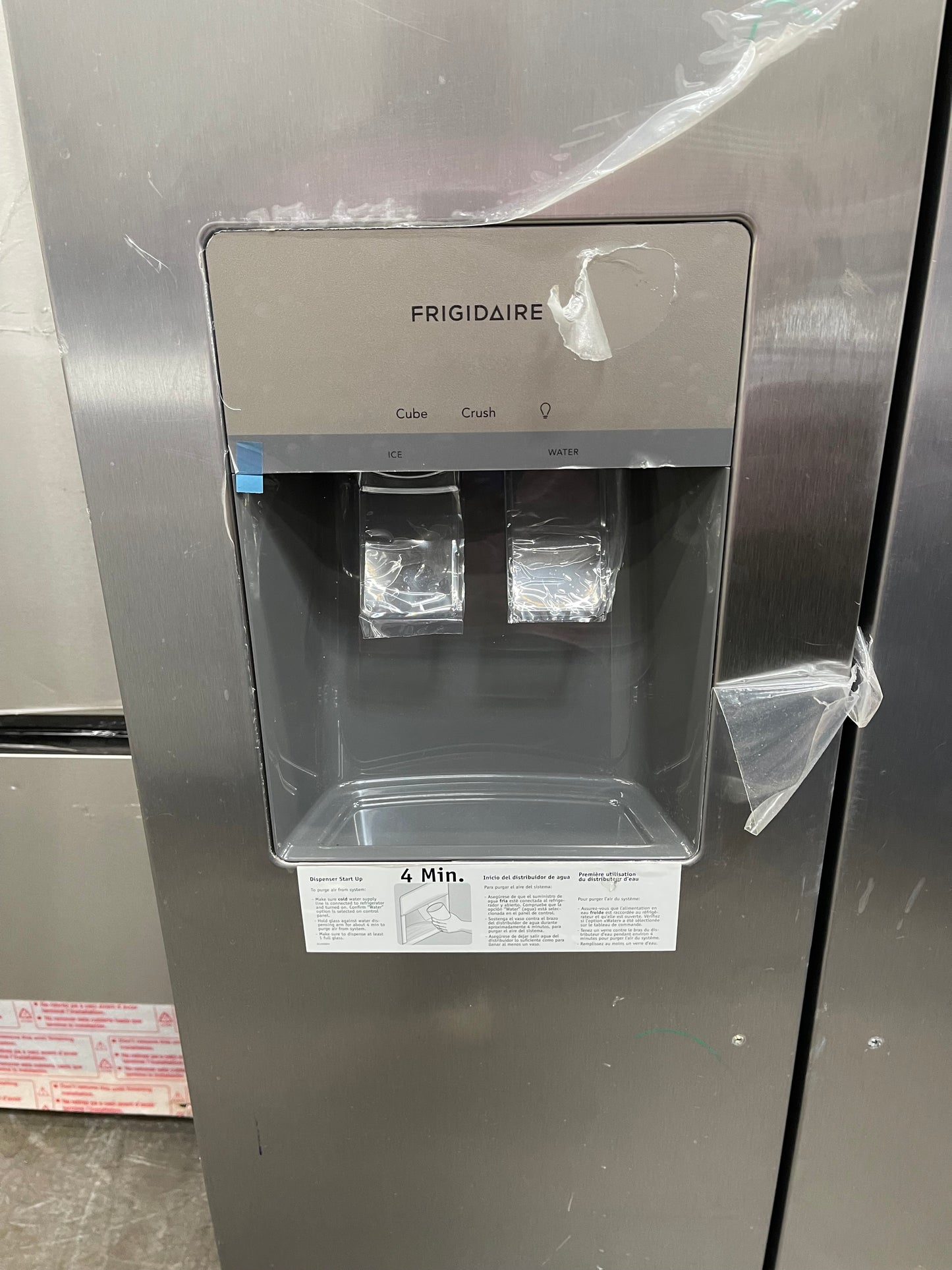 Frigidaire 25.6 cu. ft. Side by Side Refrigerator in Stainless Steel, Standard Depth
