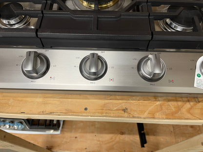 Samsung 30 in. 5-Burner Recessed Gas Cooktop in Stainless Steel with Power Burner and Wi-Fi Model # NA30N6555TS