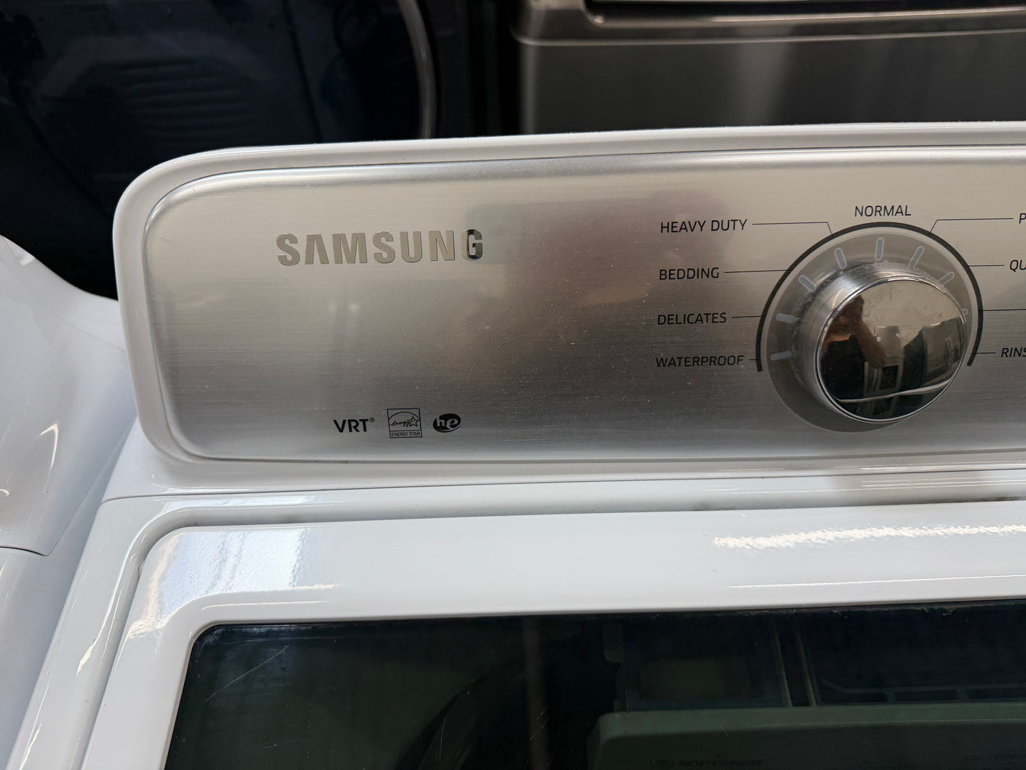 Samsung WA45H7000AW/A2 Top Load Washer – 4.5 Cu. Ft. And Samsung Electric Dryer – 7.4 Cu. Ft.