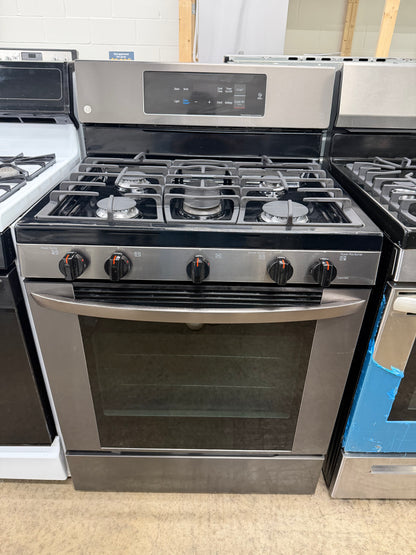 LG  LRG3061ST
30 Inch Gas Range with 20 Minute EasyClean ,Mode, Brilliant Blue Interior, Griddle Accessory, 5 Sealed Burners, 5.4 cu. ft. Oven and Storage Drawer: Stainless Steel