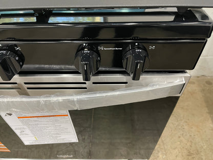Whirlpool  WFG505M0MS
30 Inch Freestanding Gas Range with 5 Sealed Burners, 5.1 cu. ft. Capacity, SpeedHeat Burners, Frozen Bake™, Keep Warm, Broiler Drawer, and Star-K: Stainless Steel