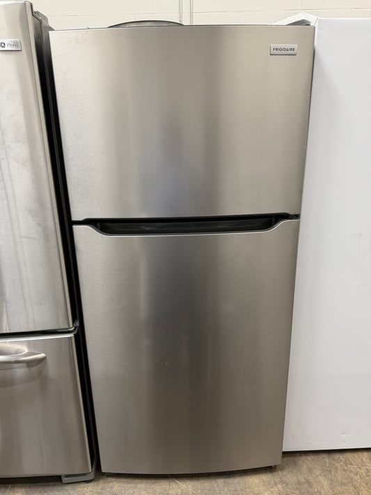 29.7 in 19 cu. ft. Counter Depth Garage Ready Top Freezer Refrigerator in Stainles