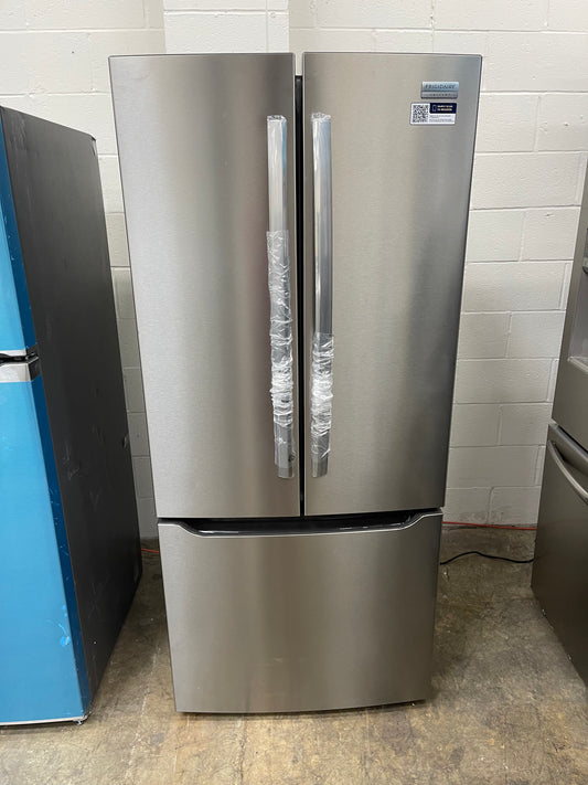 Frigidaire Gallery 30 Inch Wide 20.0 Cu. Ft. Standard-Depth French Door Refrigerator-Model #GRFN2023AF