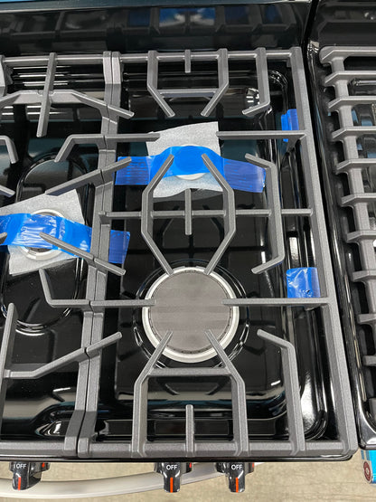 Frigidaire 30-in 5 Burners 5.1-cu ft Freestanding Gas Range in Stainless Steel-Model #FCRG3052BS