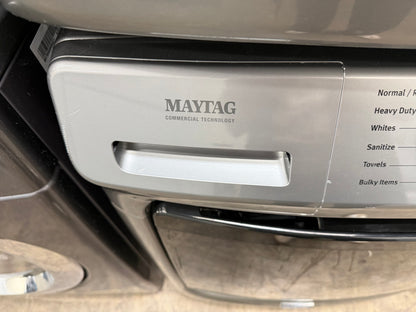 Maytag  MHW6630HC
27 Inch Front Load Washer with 4.8 cu. ft and Maytag  MED6630HC
27 Inch Electric Dryer with 7.3 Cu. Ft.