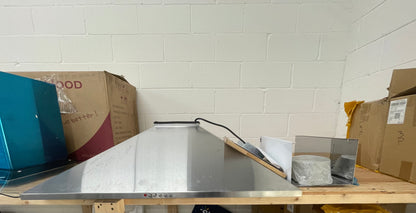 Frigidaire 36 in. 400 CFM Convertible Wall Mount Chimney Range Hood in Stainless Steel with Aluminum Filter-Model # FHWC3655LS