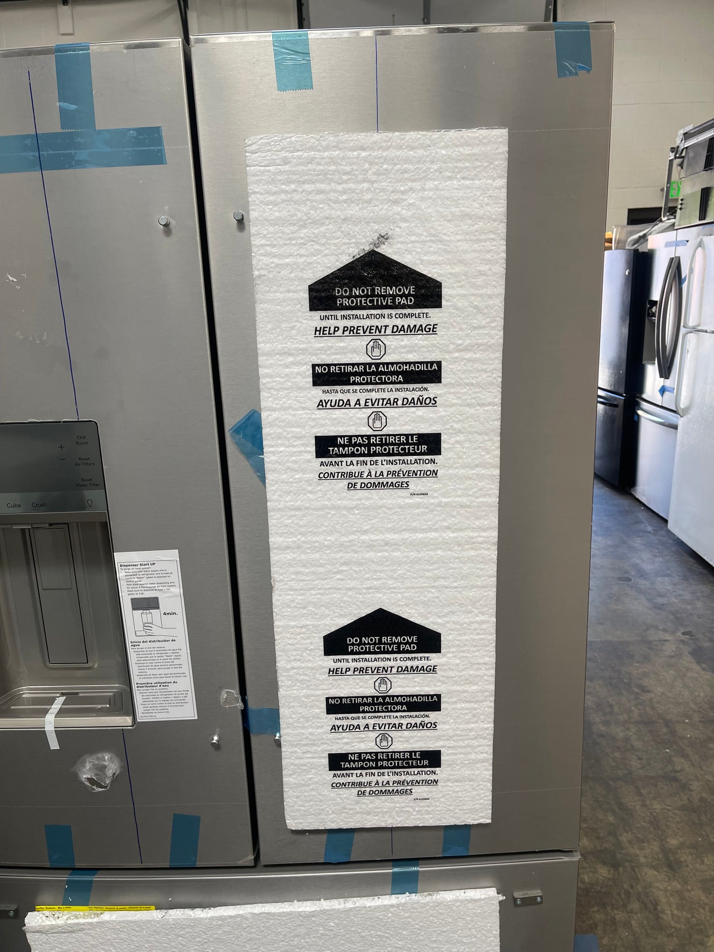 French door refrigerator, stainless steel color/counter-depth, 22.6 cu.ft Article Number 205.222.87 Brand
IKEA
