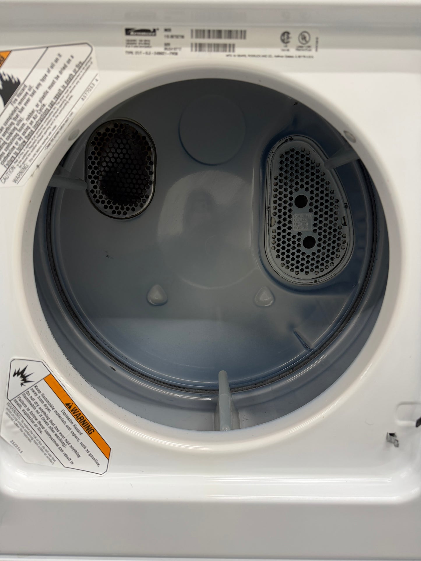 Kenmore 24” Stacked Washer and Electric Dryer Laundry Center – Model 110.88752796 – White